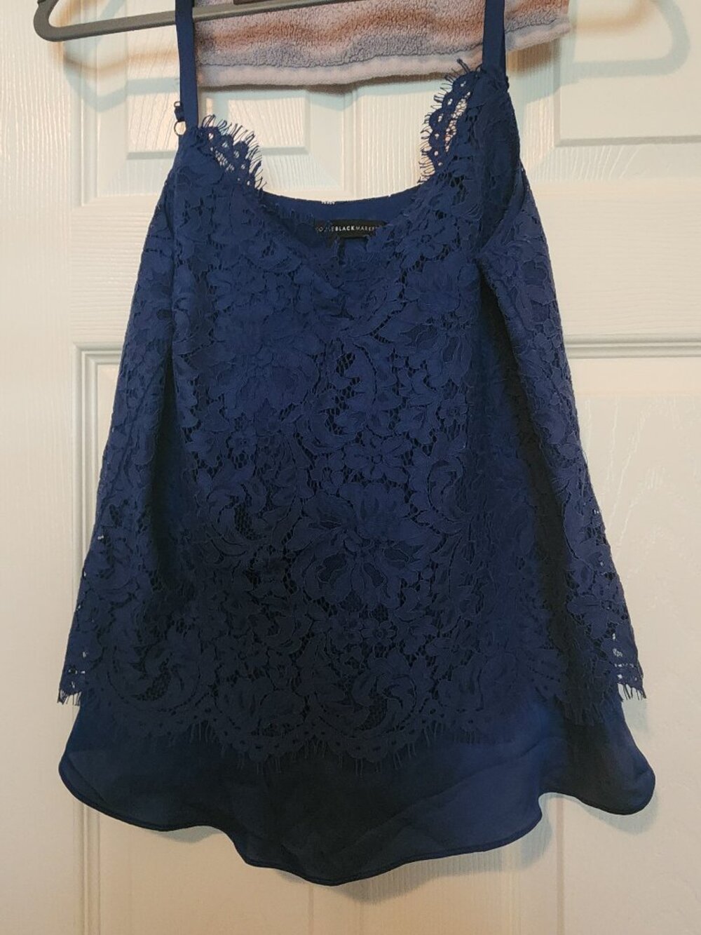 Dark Blue Lace Cami